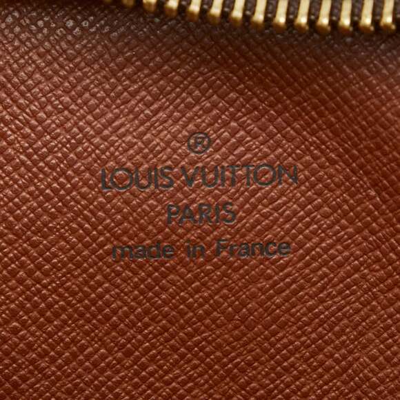 LOUIS VUITTON Authentic Brown Monogram Leather Shoulder Bag - Picture 10 of 11